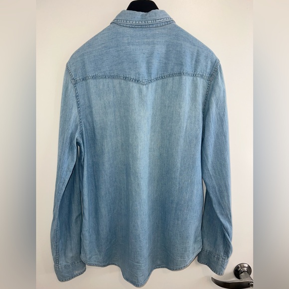 Calvin Klein - Denim colored button down - Picture 2 of 6